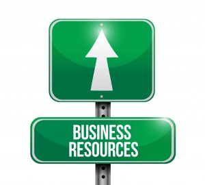 business resources road sign illustrations